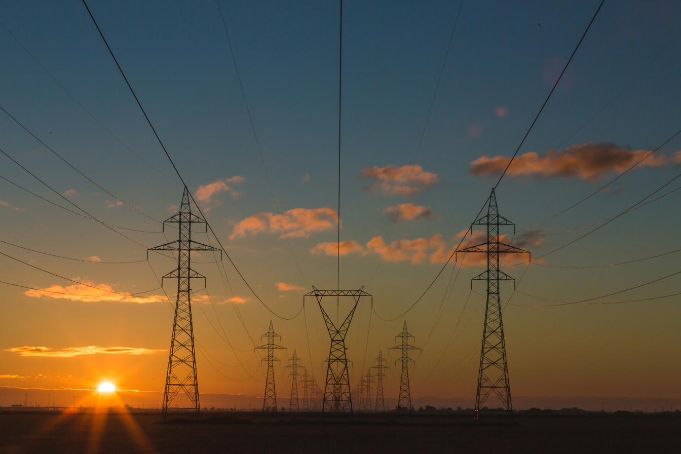 Parc fotovoltaic conectat la rețeaua electrică